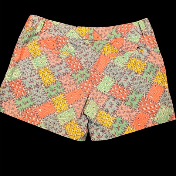 Vineyard vines patchwork shorts-size 12 - Picture 2 of 6